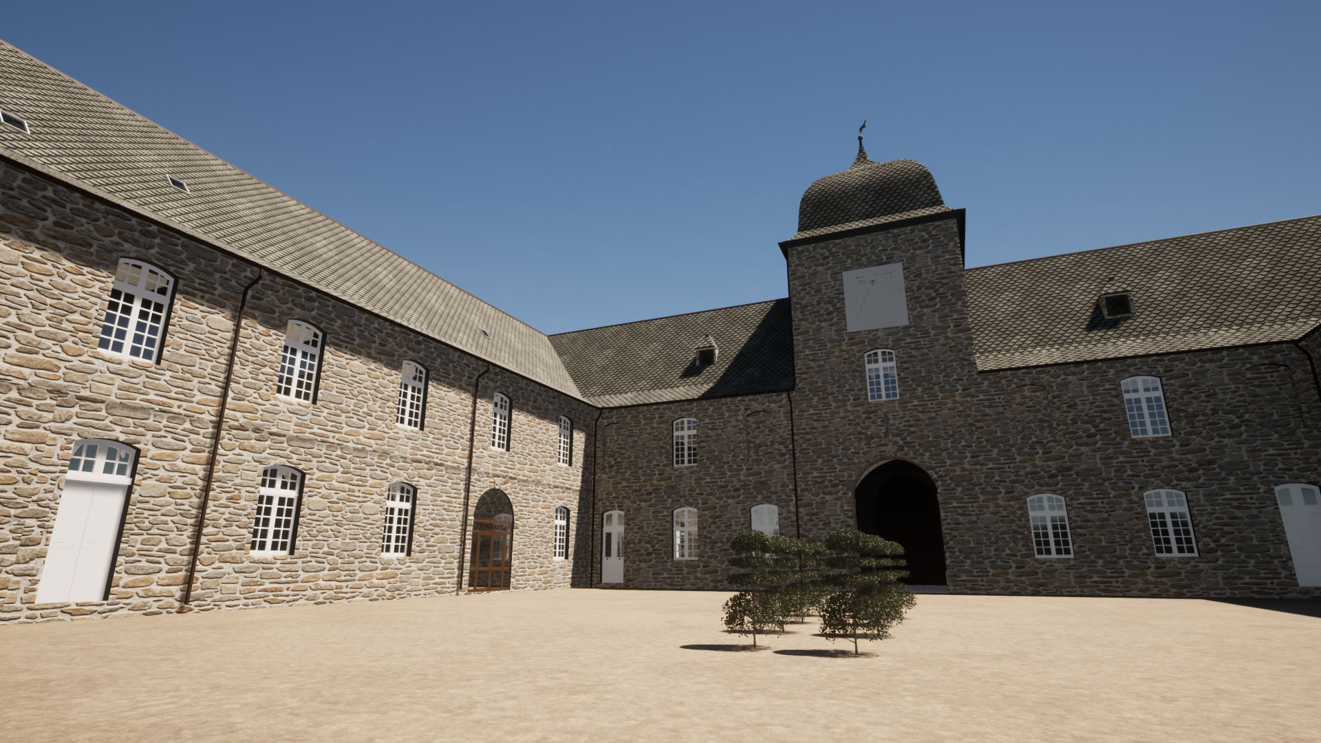 Modélisation 3D du bâtiment principal des Haras de Rodez
